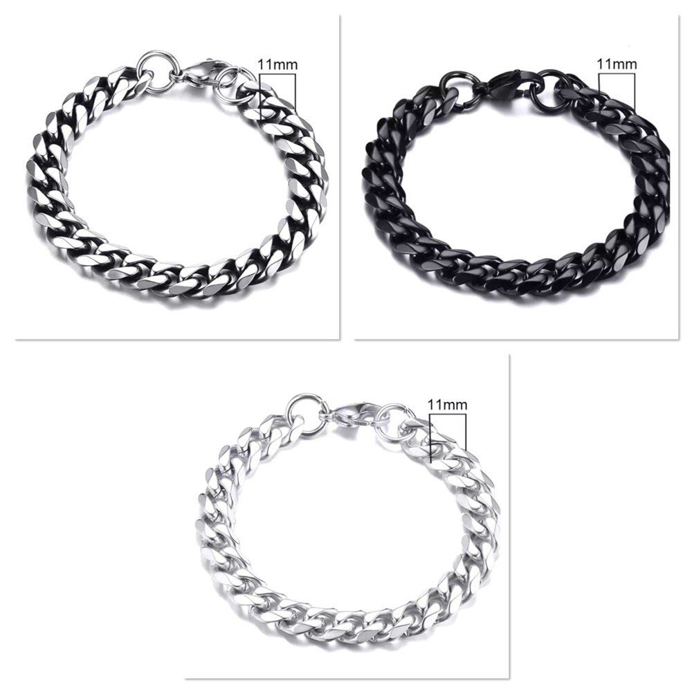 🐘 Men’s GP Stainless Steel Cuban Link Bracelet